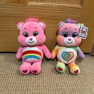 Care Bears - two Care Bears stuffed animals, new with/out tags, super cute